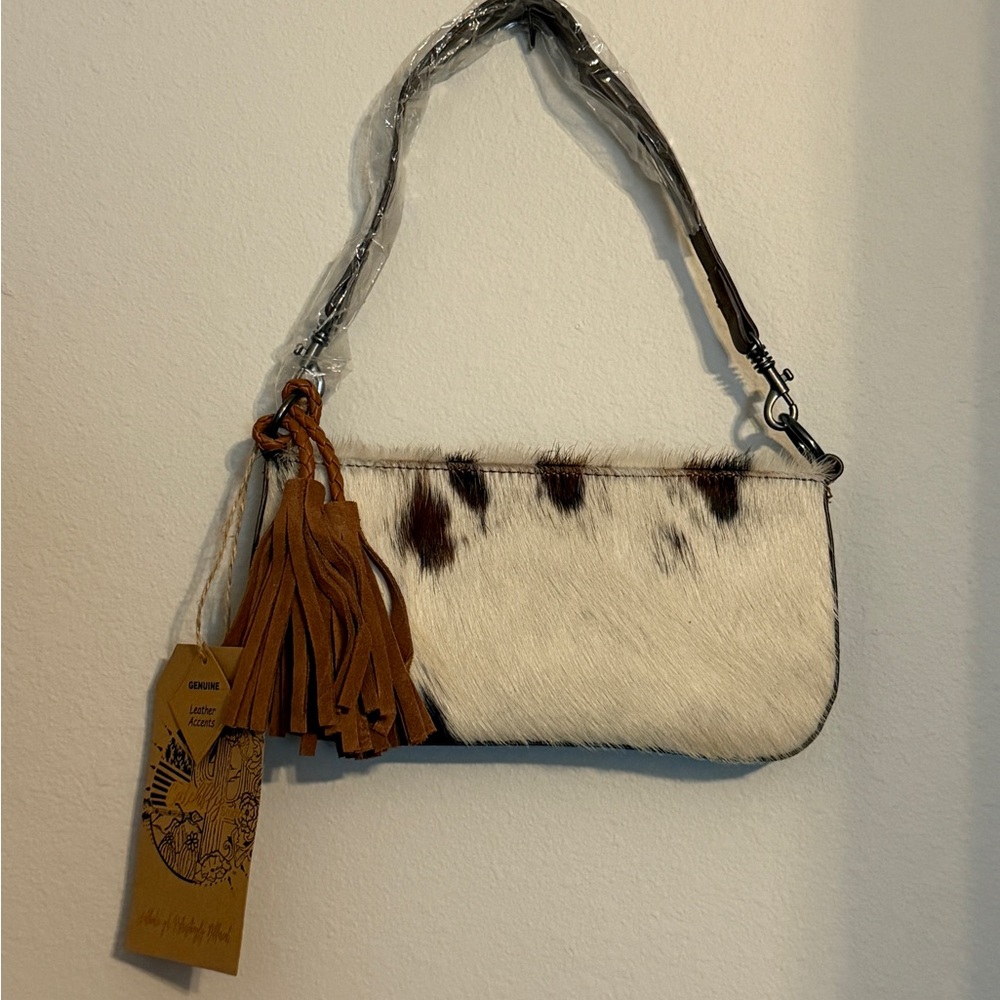 Cowhide Leather Shoulder Bag